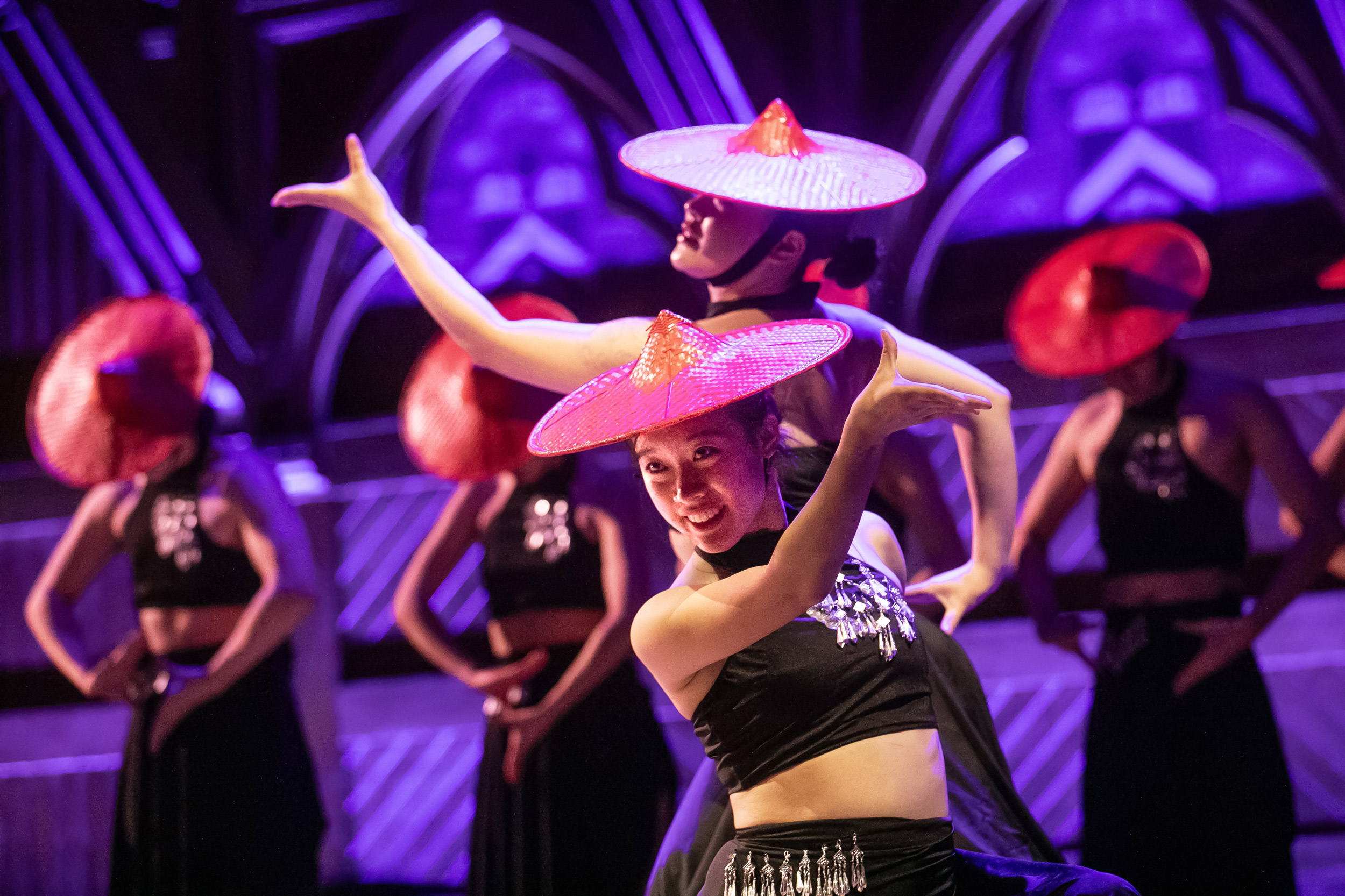 Asian American Dance Troupe performs.