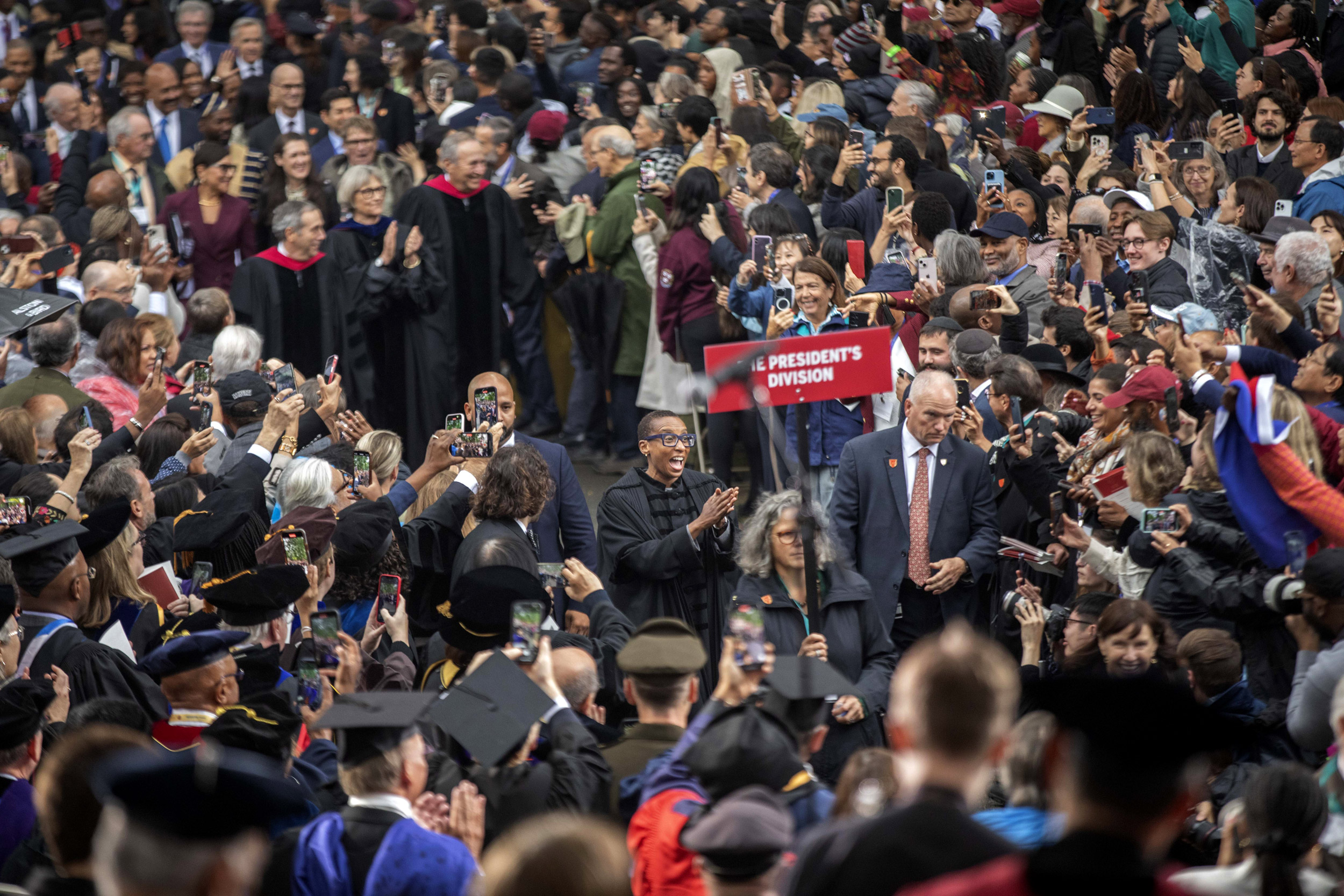 Views of the Inauguration Ceremony.