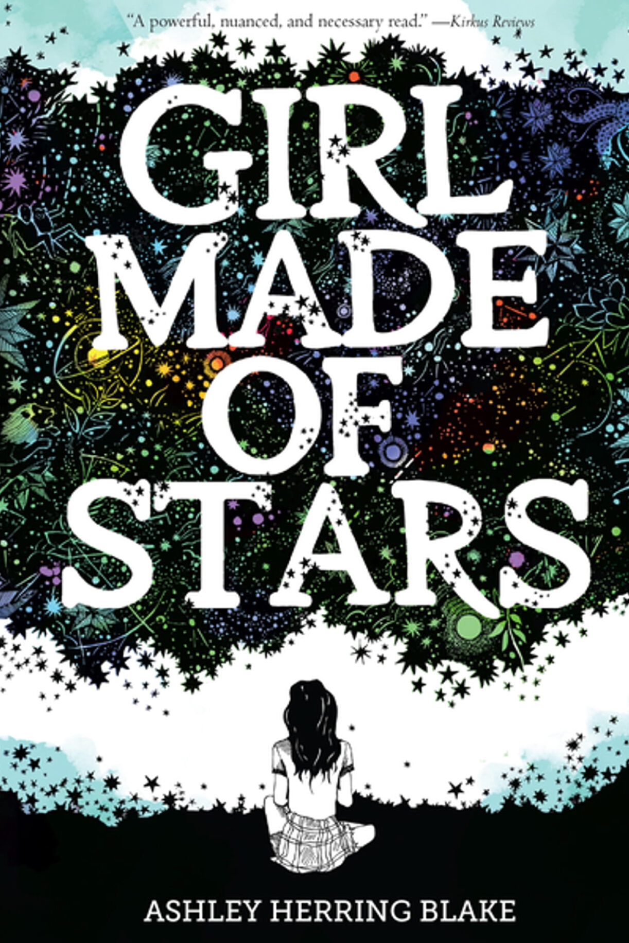 Book cover: "Girl Made of Stars."