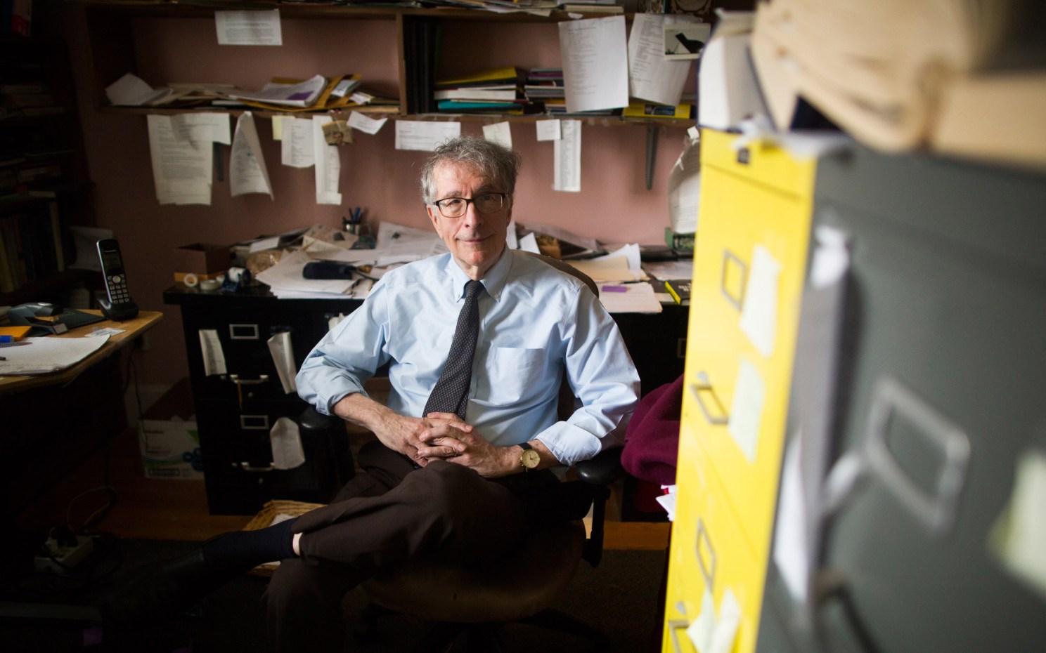 Howard Gardner in his office.