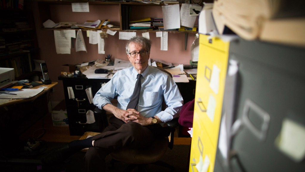 Howard Gardner in his office.