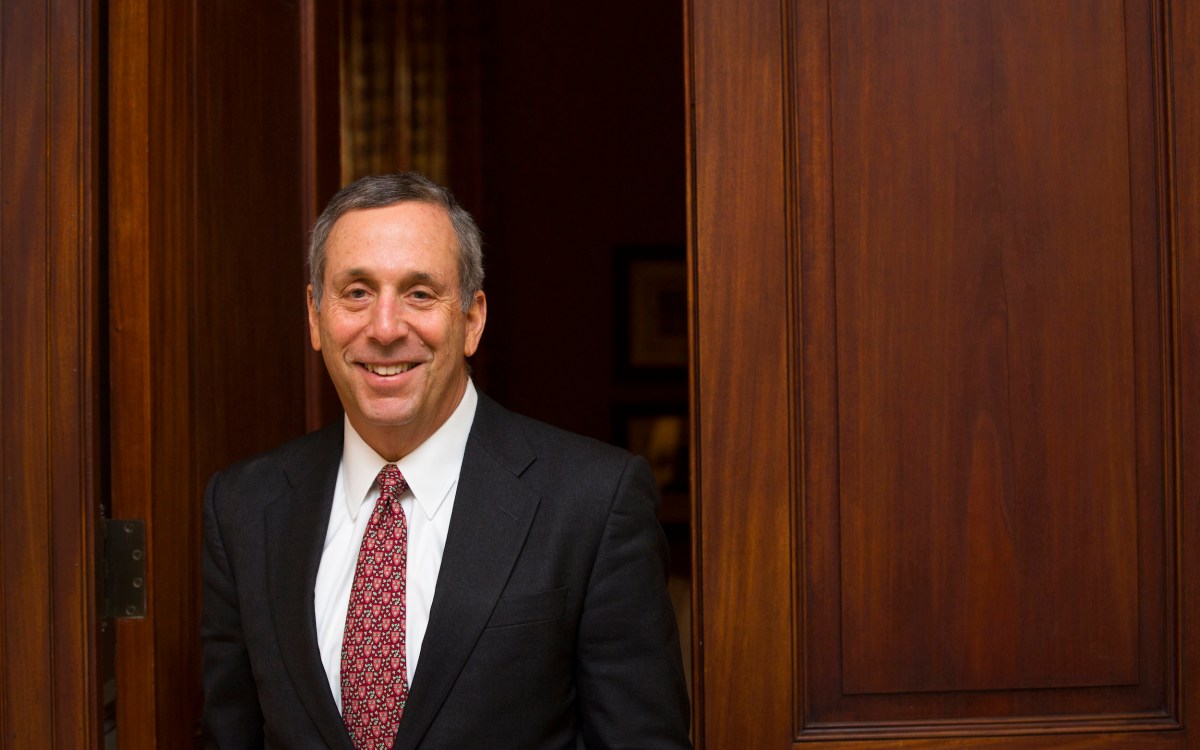 Harvard President Lawrence S. Bacow