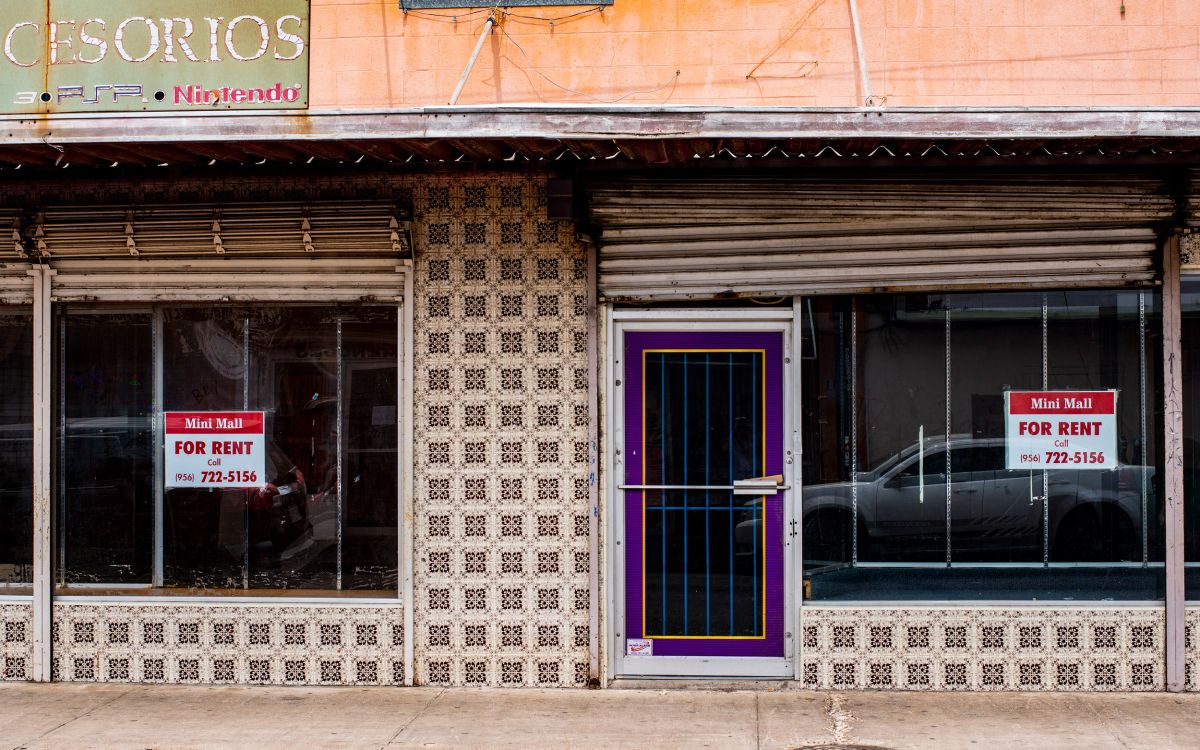 Storefront in Laredo, Texas.