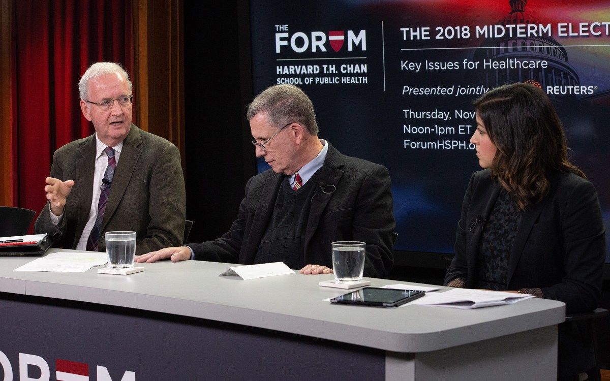 John McDonough, Robert Blendon, and Yasmeen Abutaleb.