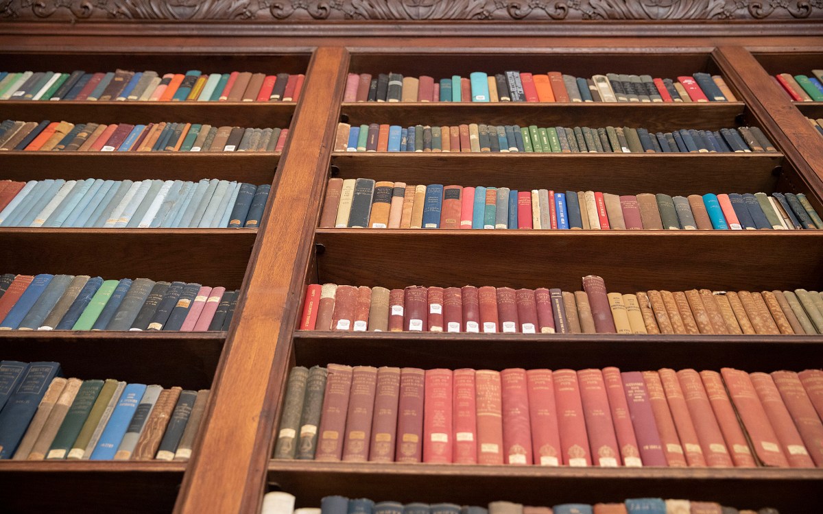 Library shelves