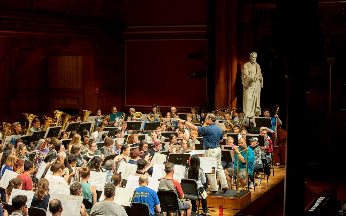 Harvard Summer Pops inside Sanders Theatre