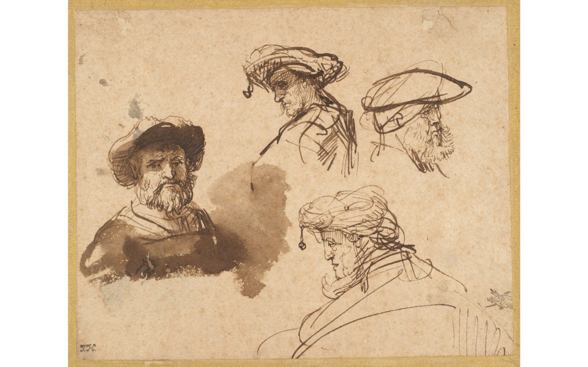 Four Studies of Male Heads,