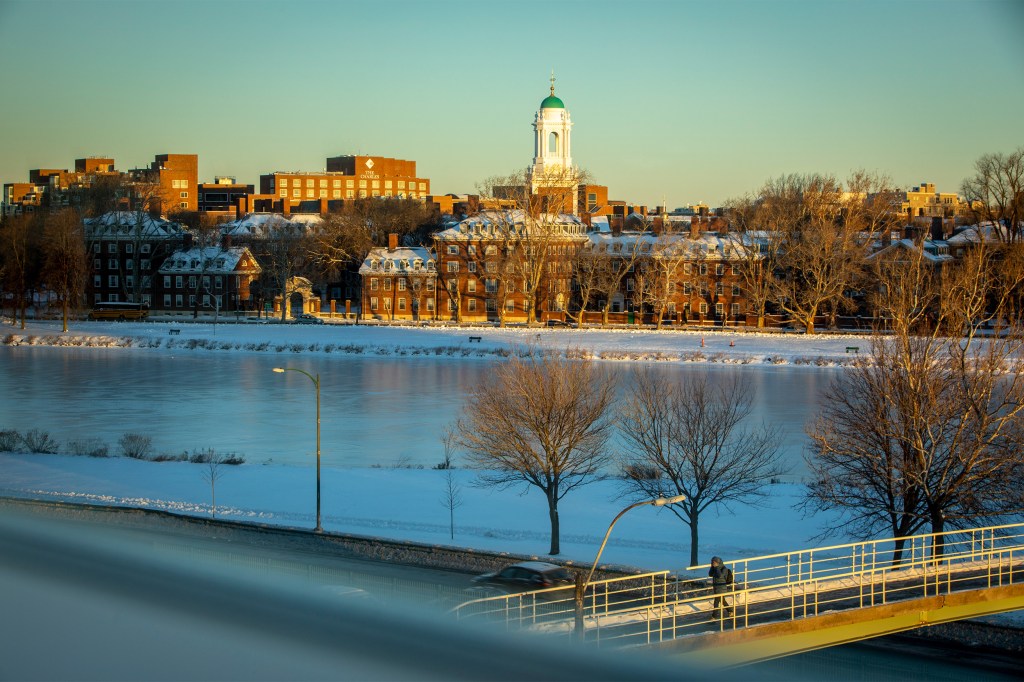 University from across the river.