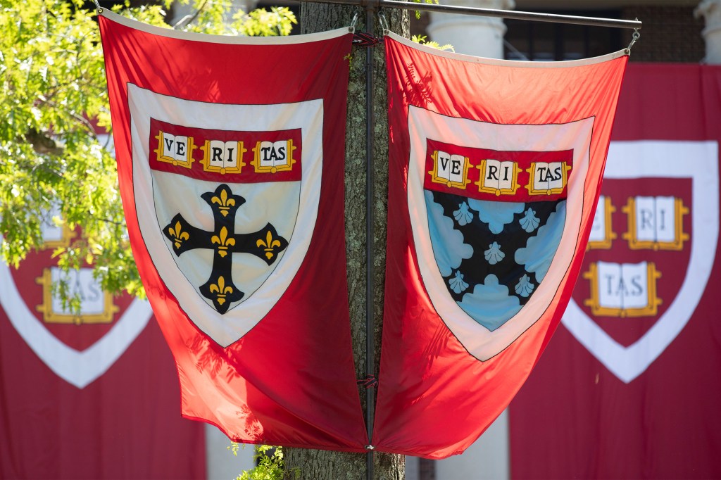 Harvard flags.