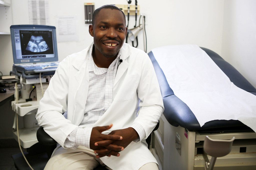 Christophe Millien, an OB/GYN from Haiti.