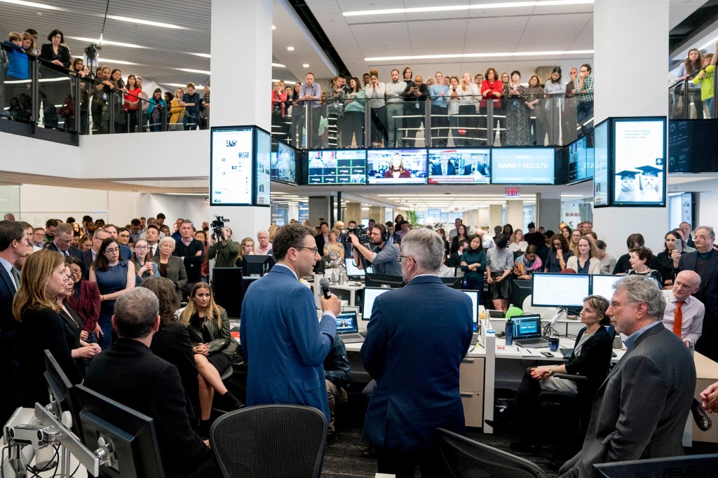 The Washington Post newsroom.