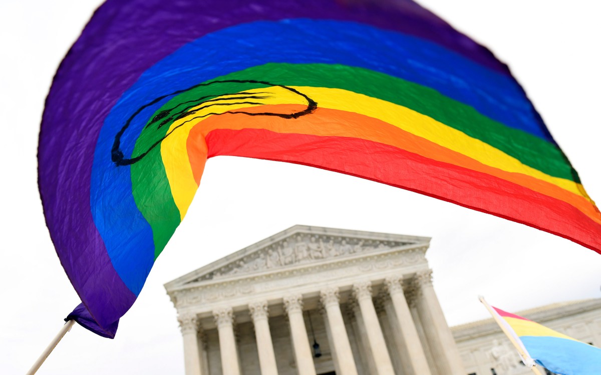 Rainbow flag in D.C.