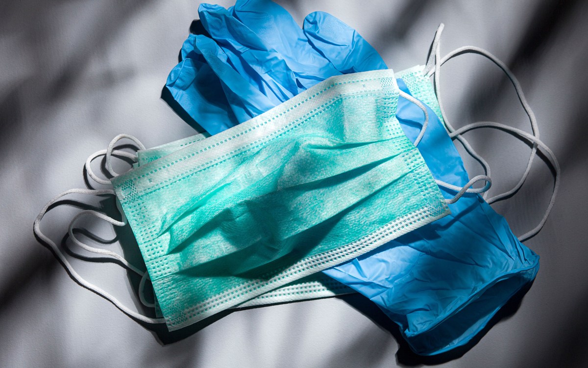 Medical masks.