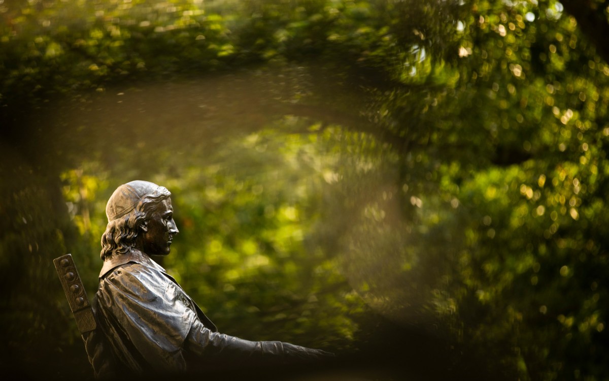 John Harvard Statue.