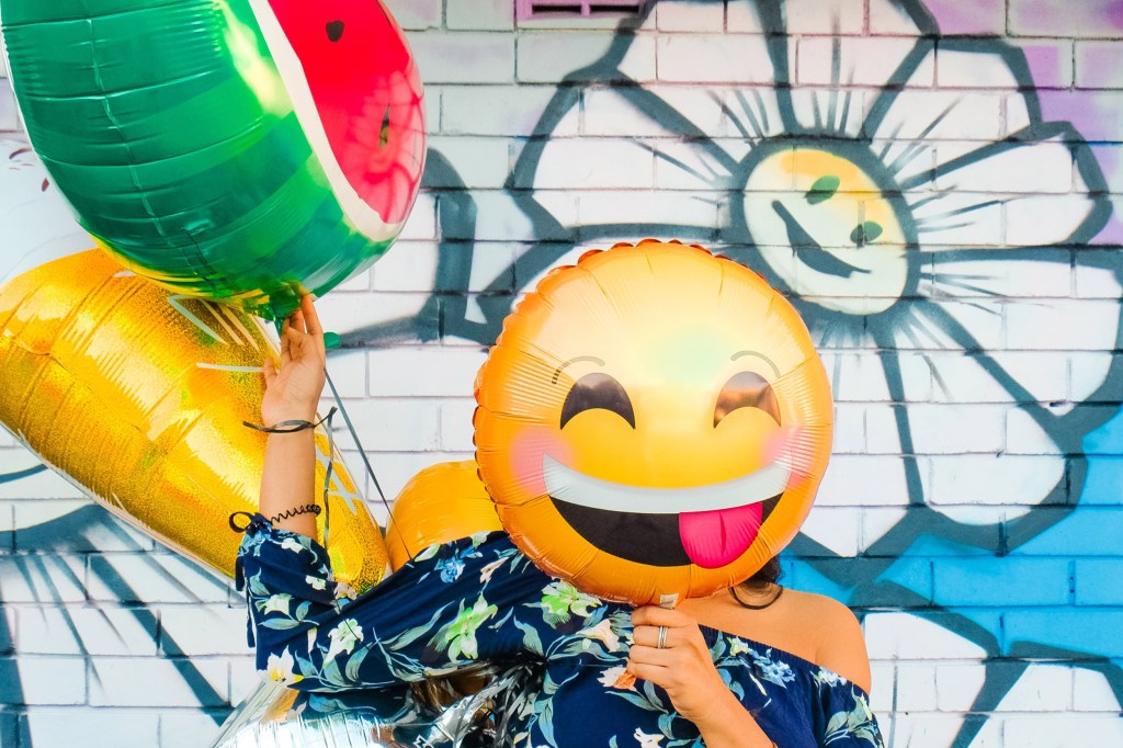 Smiley Face balloon.