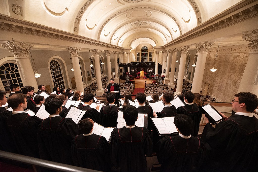 Choir in Memorial Church.