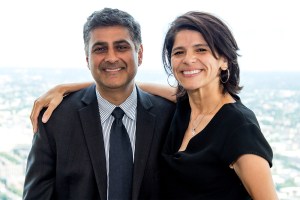 Salmaan Keshavjee and Mercedes Becerra.