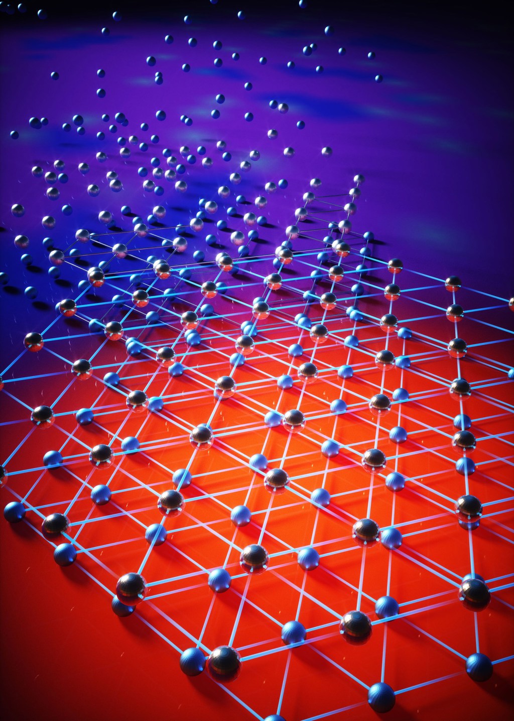 Illustration of quantum phase transition.