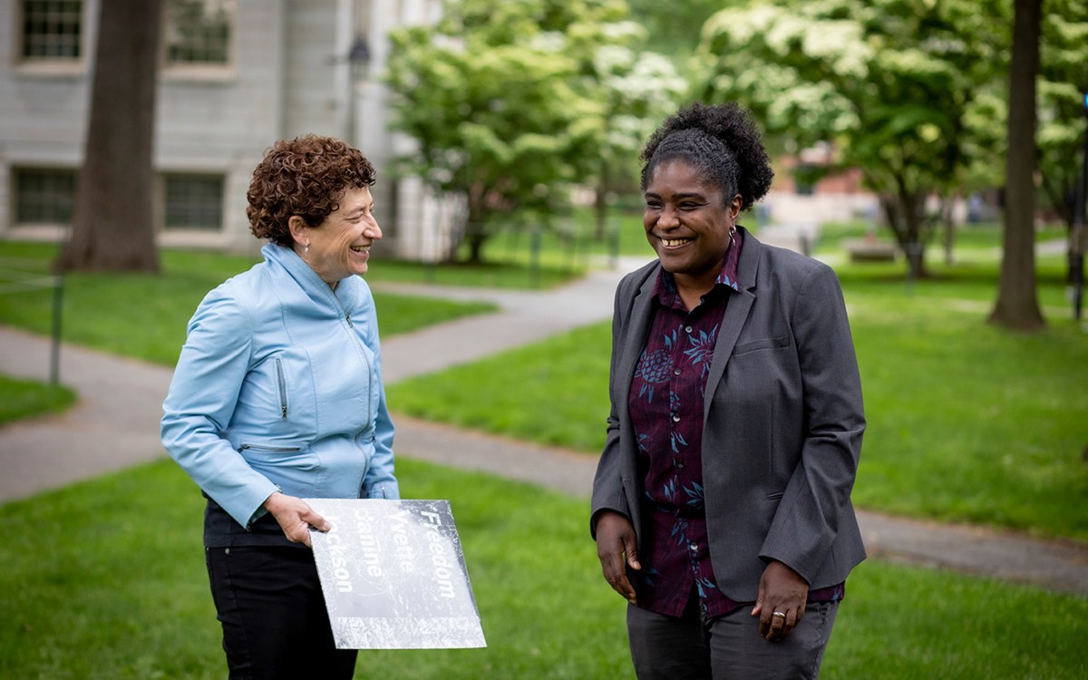 Naomi Oreskes and Yvette Jackson.