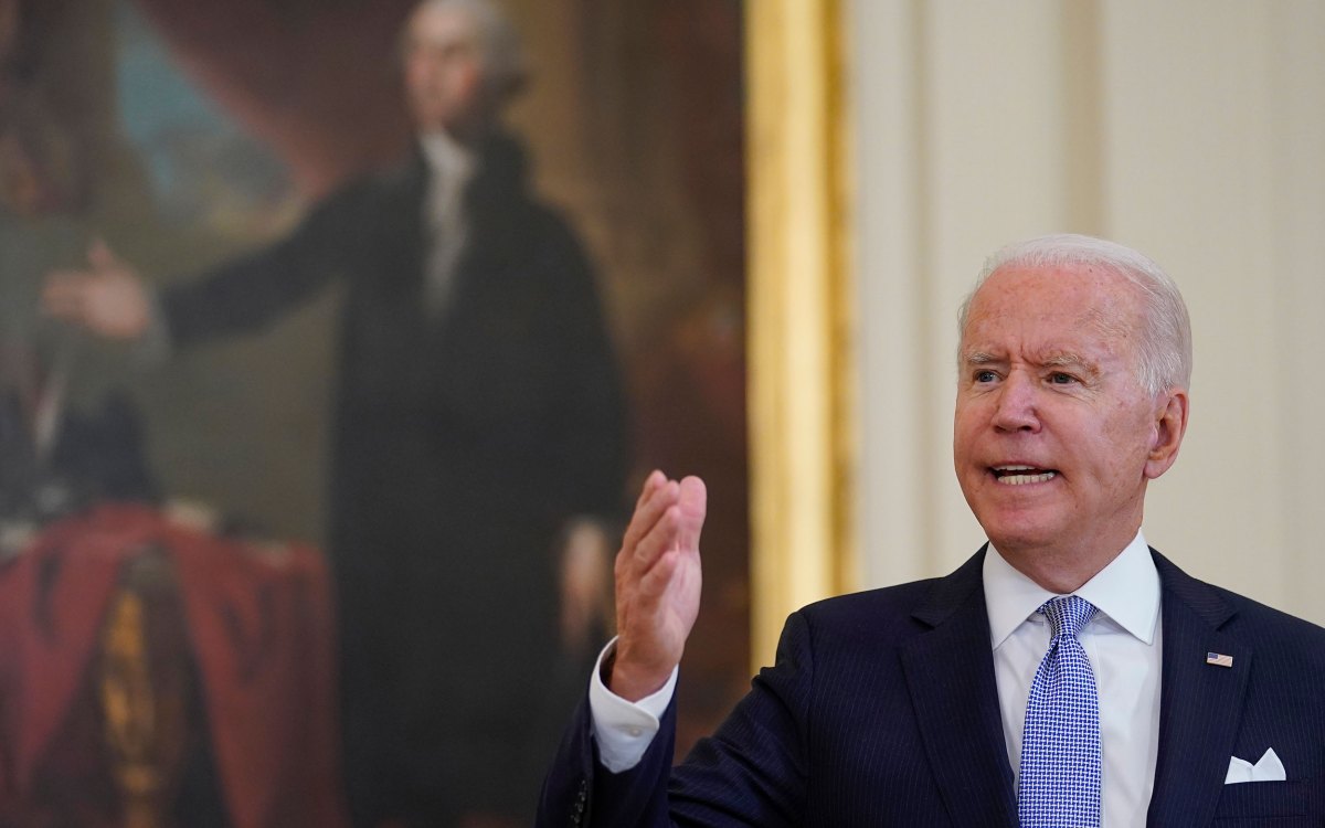 President Biden at press conference.