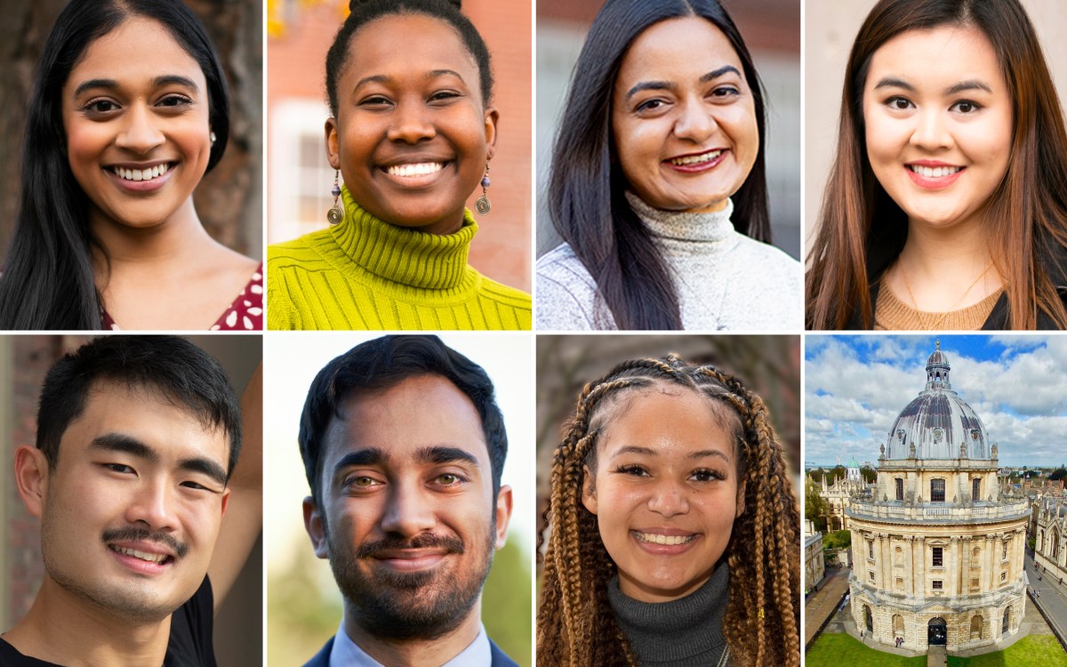 Rhodes Scholars: Trisha Prabhu, Tonia Williams, Maya Burhanpurkar, Elizabeth Guo, Michael Cheng, Ramiz Razzak, Samantha C.W. O’Sullivan.