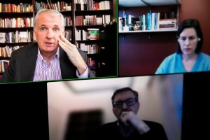 Yale historian Timothy Snyder, Emily Channell-Justice, Serhii Plokhii,.