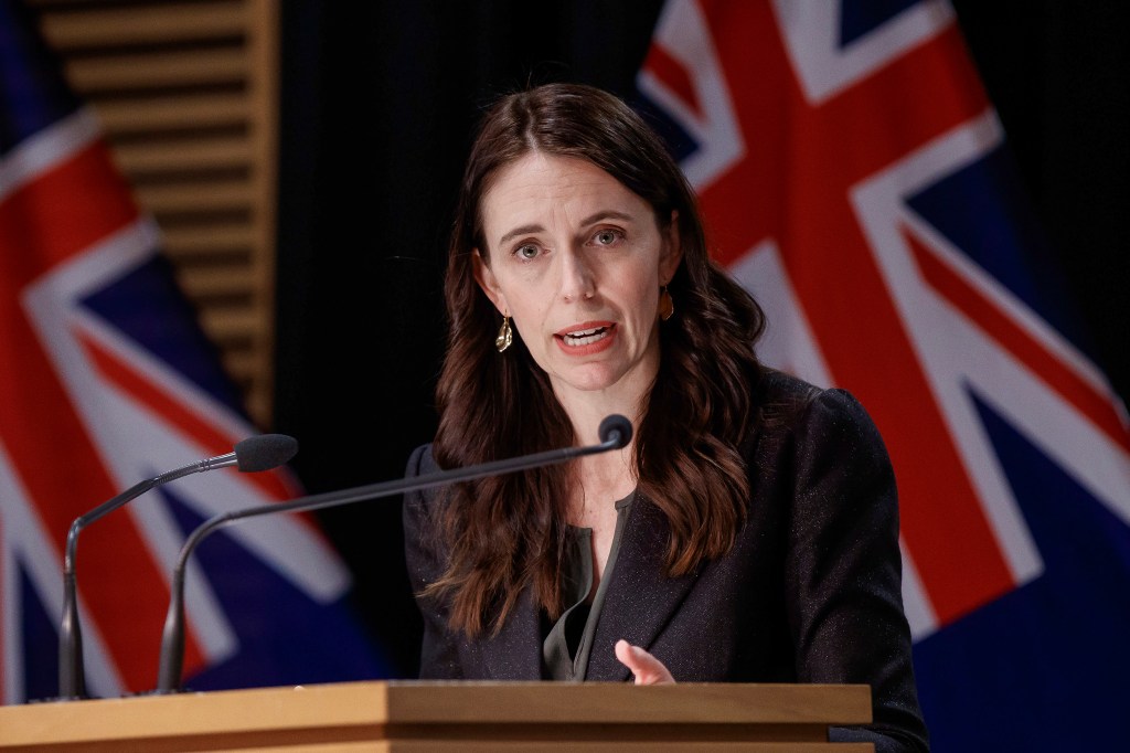 Jacinda Ardern.