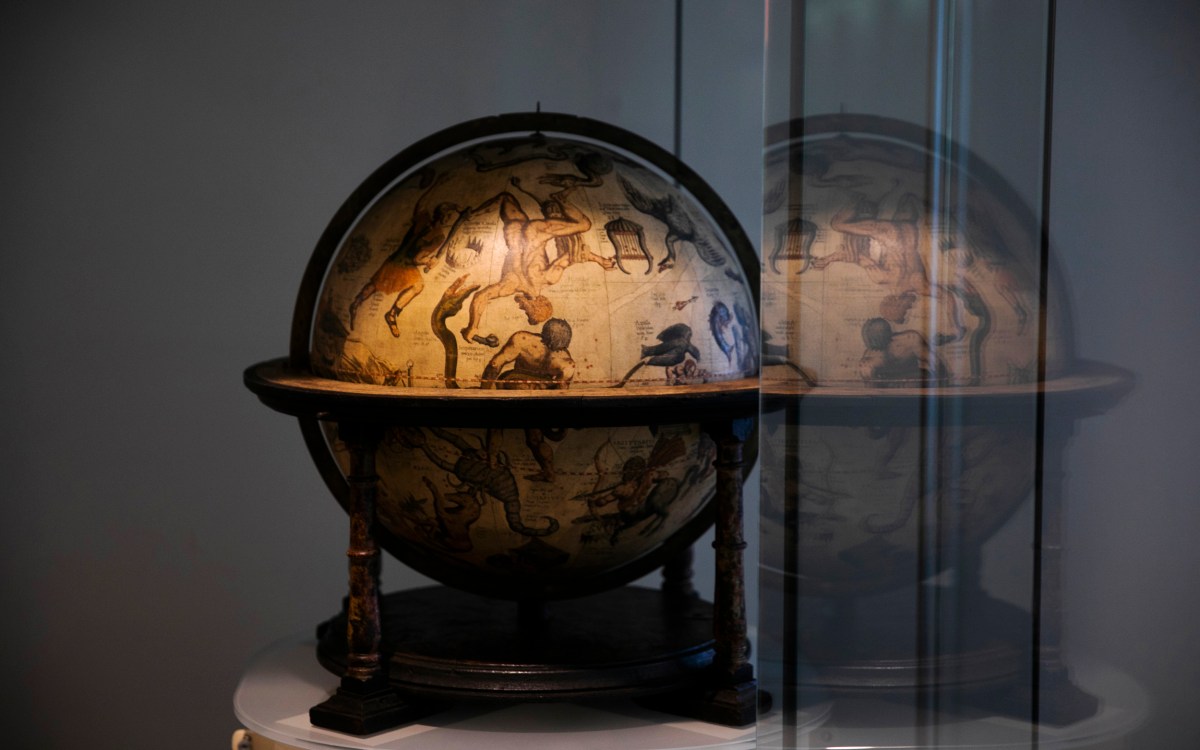 Mercator celestial globe.