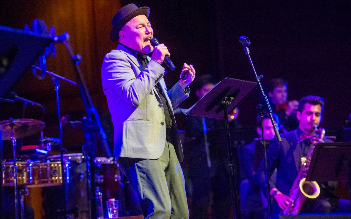 Ruben Blades with Harvard Jazz BAND.