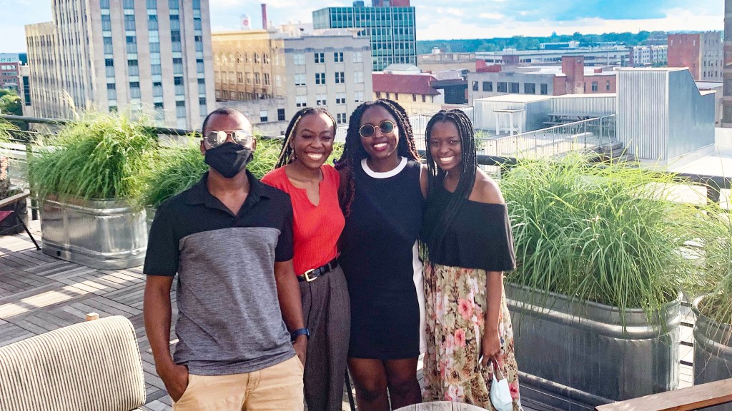 Jesse, Sheila, Brenda, and Anastasia Onyango.