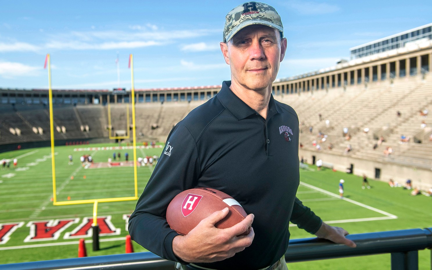 Tim Murphy at Harvard Stadium.