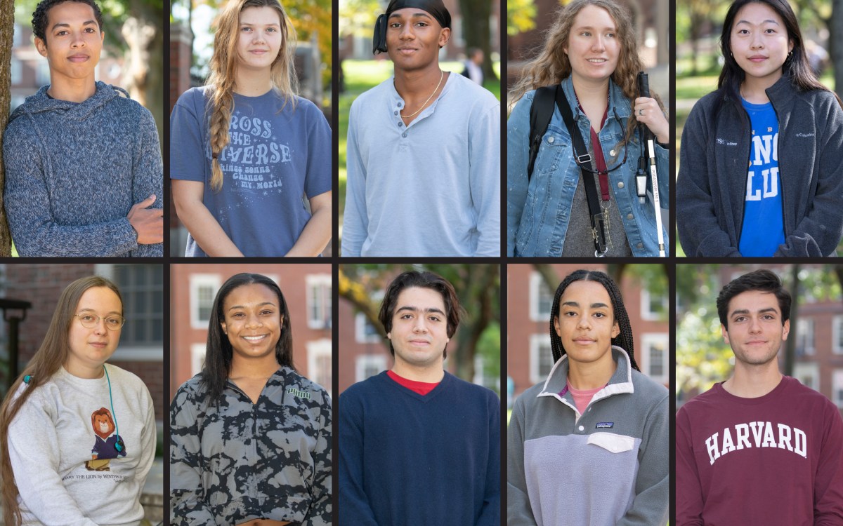 Collage of students interviewed.