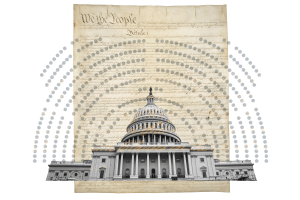 Collage of Capitol, Constitution.