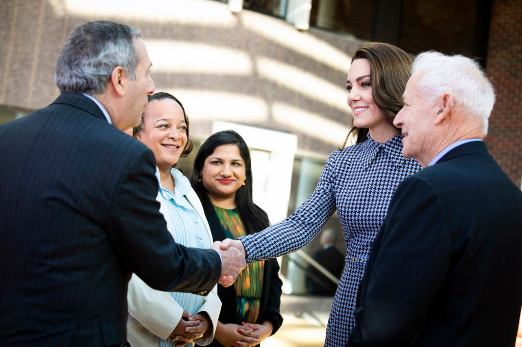 Larry Bacow, Bridget Long, Sumbul Siddiqui, Princess of Wales , Jack Shonkoff.