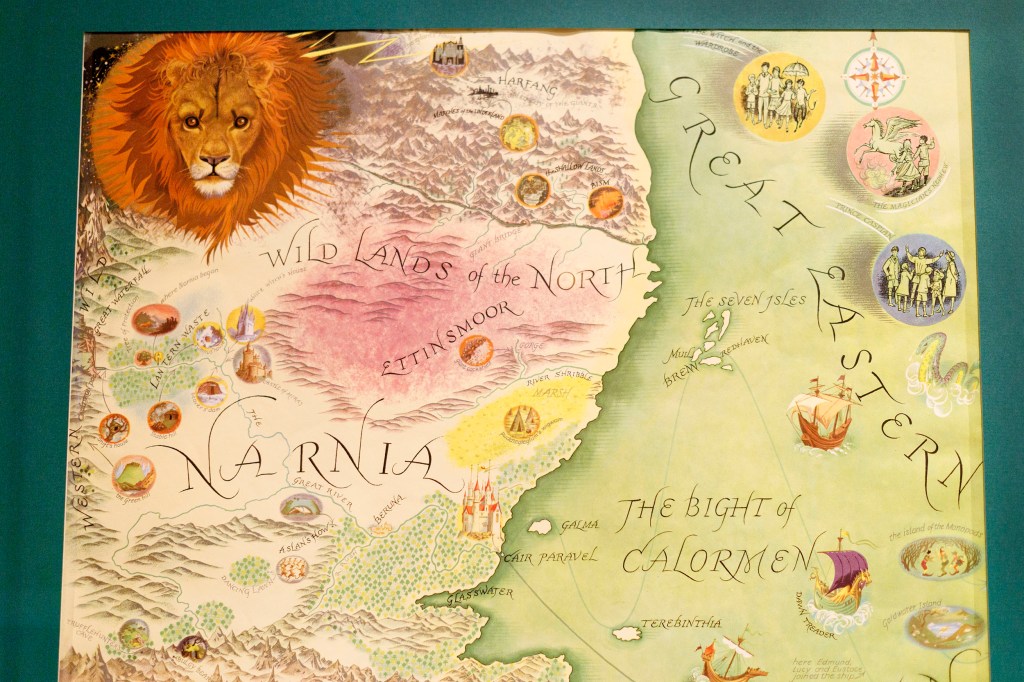 A Map of Narnia and the Surrounding Countries.