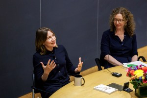 Sheila Heti and Beth Blum.