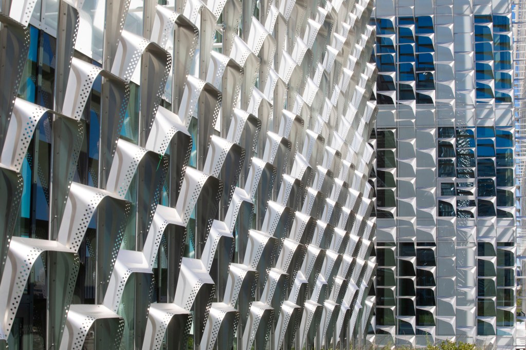 The windows of The Science and Engineering Complex.