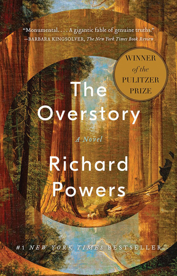 book cover for The Overstory