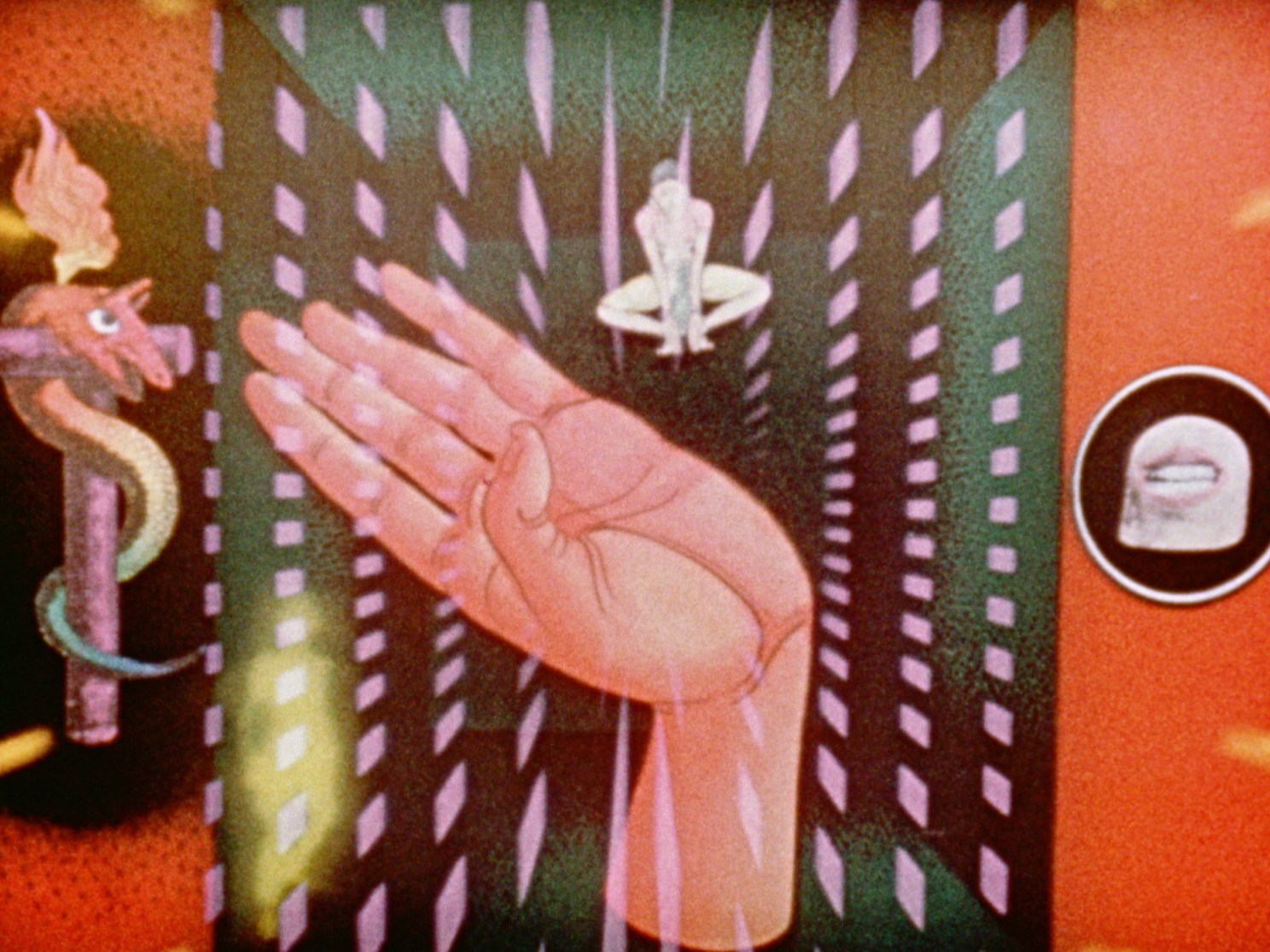 Film No.11: Mirror Animations, c. 1957, 16mm ﬁlm transferred to digital video, color, sound; 3:35 min.