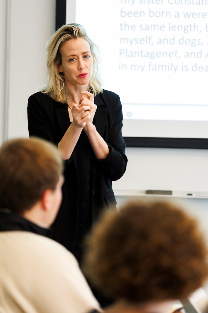 Laura van den Berg teaches in the Creative Writing Worksho.