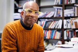Randall Kennedy in his office.