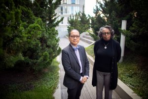 Giang Nguyen (left) and Robin Glover.