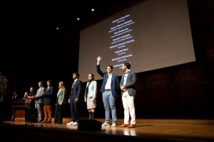 2025 Harvard Horizons scholars on stage.