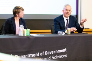 Frances Lee with Stephen Macedo.