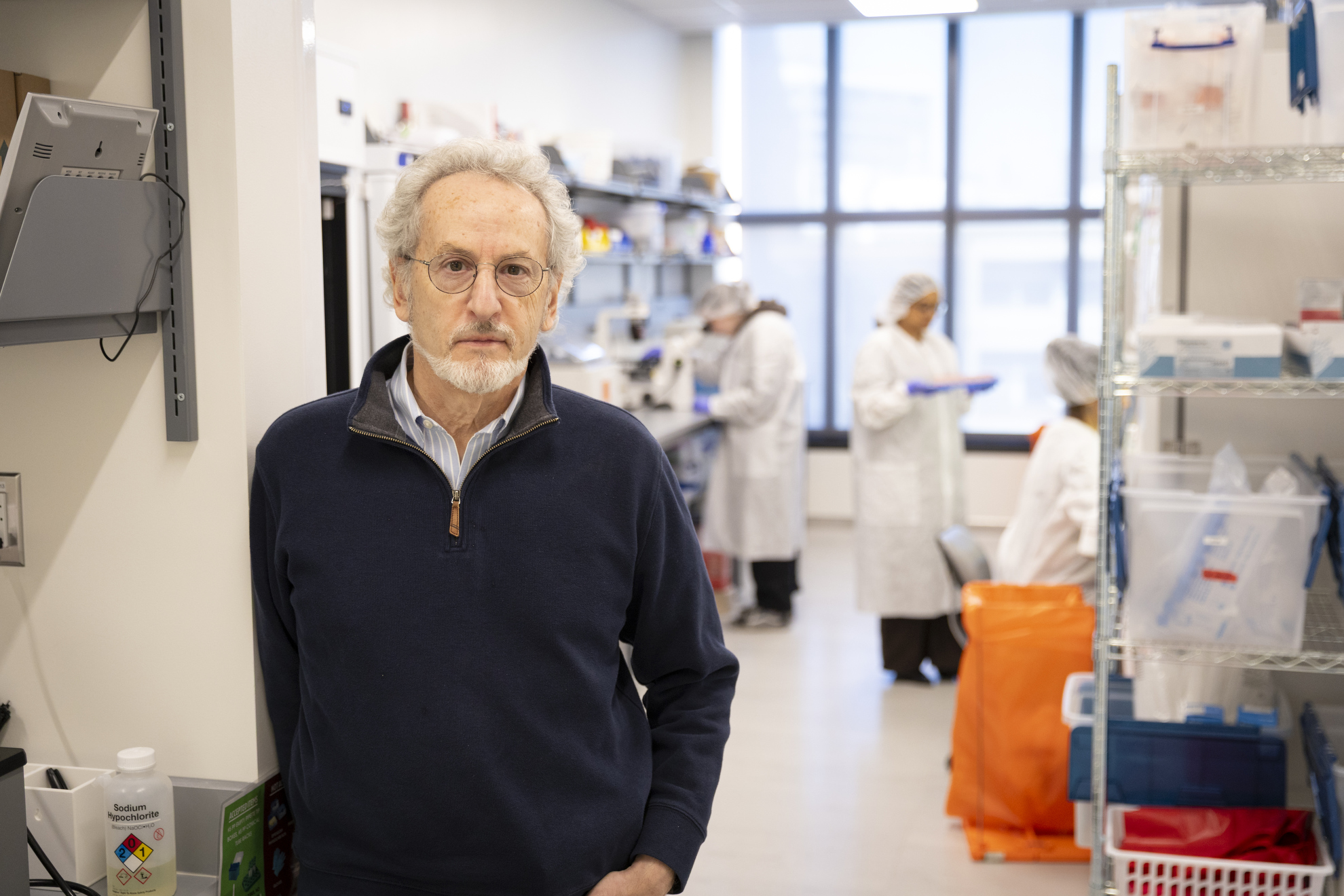 Don Ingber in his lab.