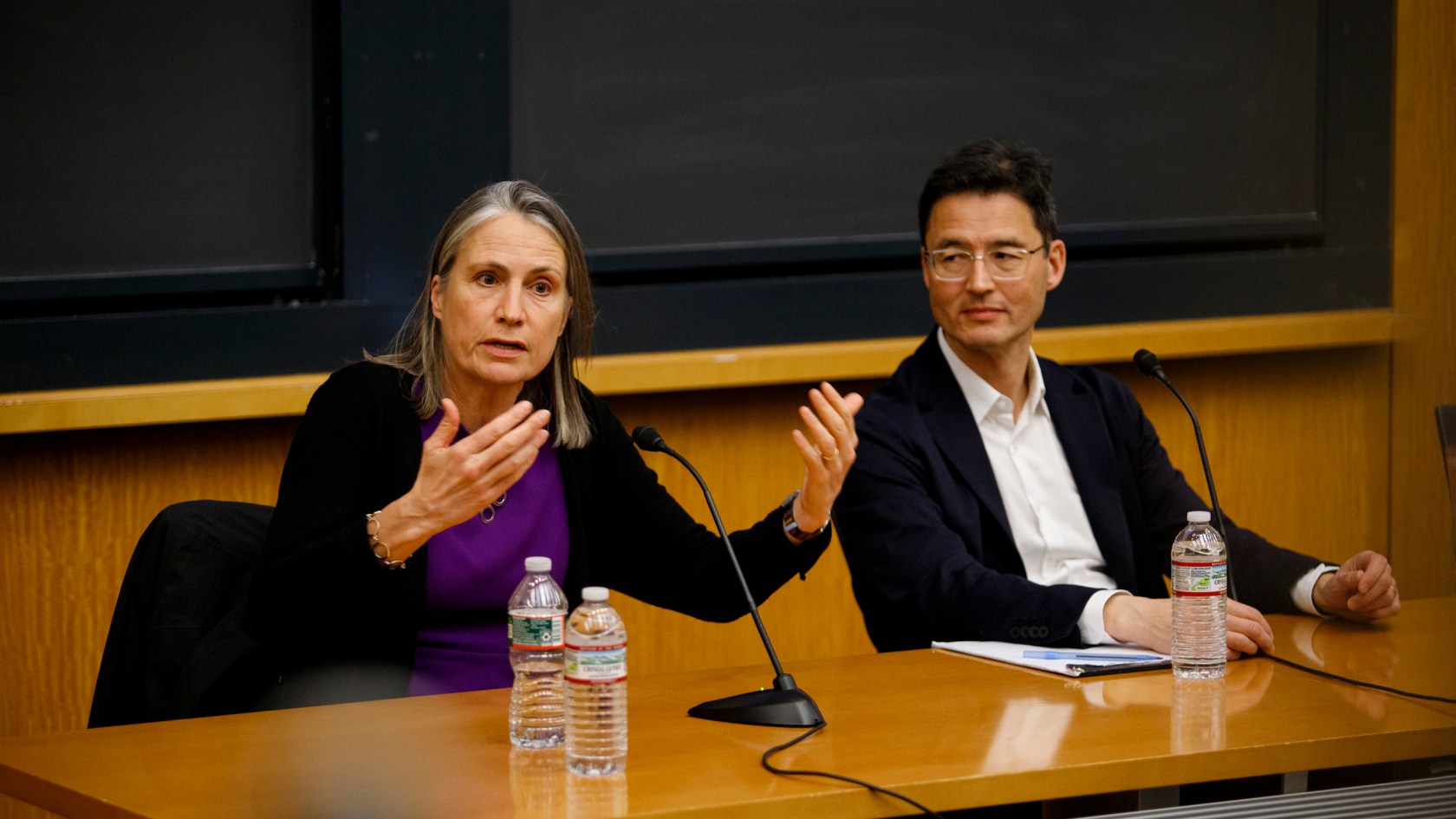 Fiona Hill and Lucian Kim