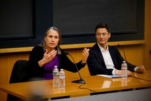 Fiona Hill and Lucian Kim