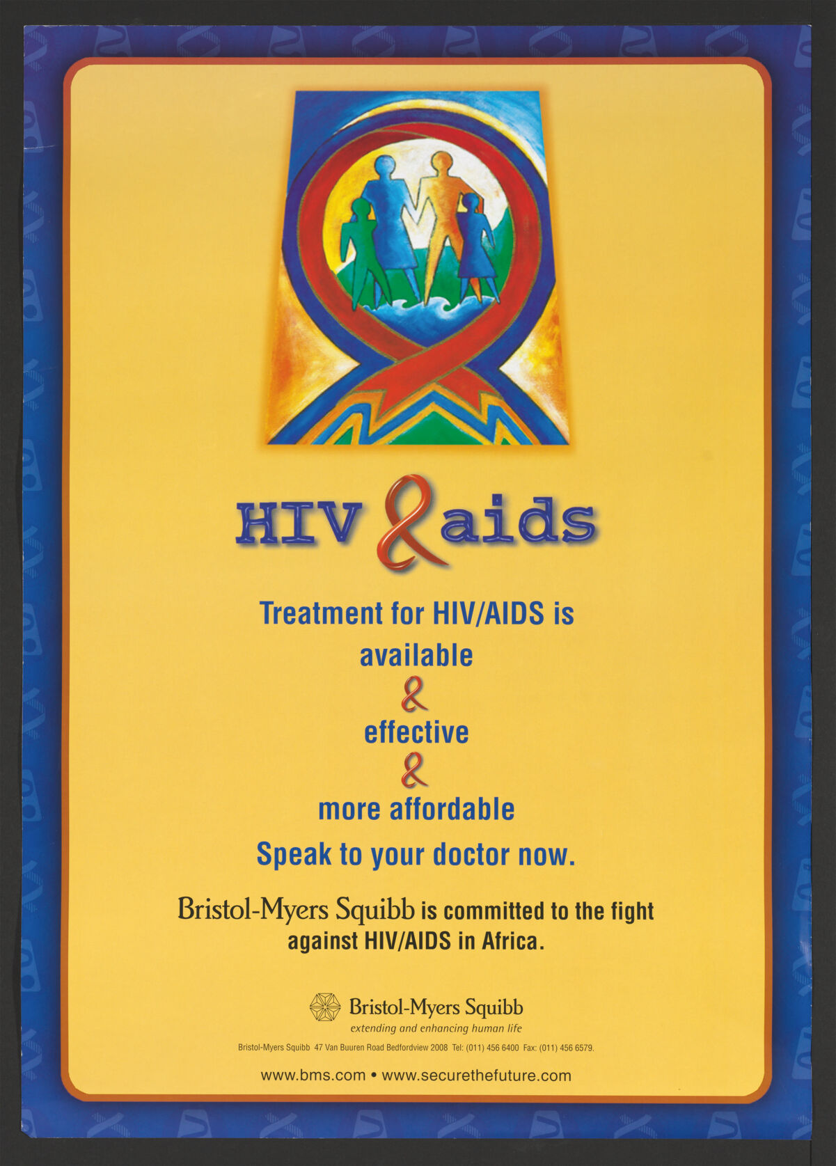 treatment for HIV/Aids is affective and affordable poster