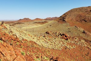 Rock formations in Pilbara Craton, Australia.