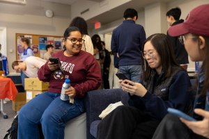Students playing Tango, a project funded in spring 2025 through the President’s Building Bridges Fund.